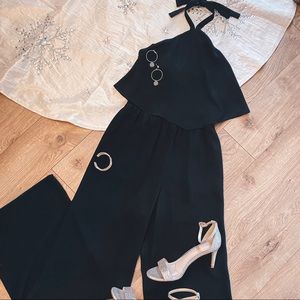 Ali & Jay Sleeveless Black Bodysuit